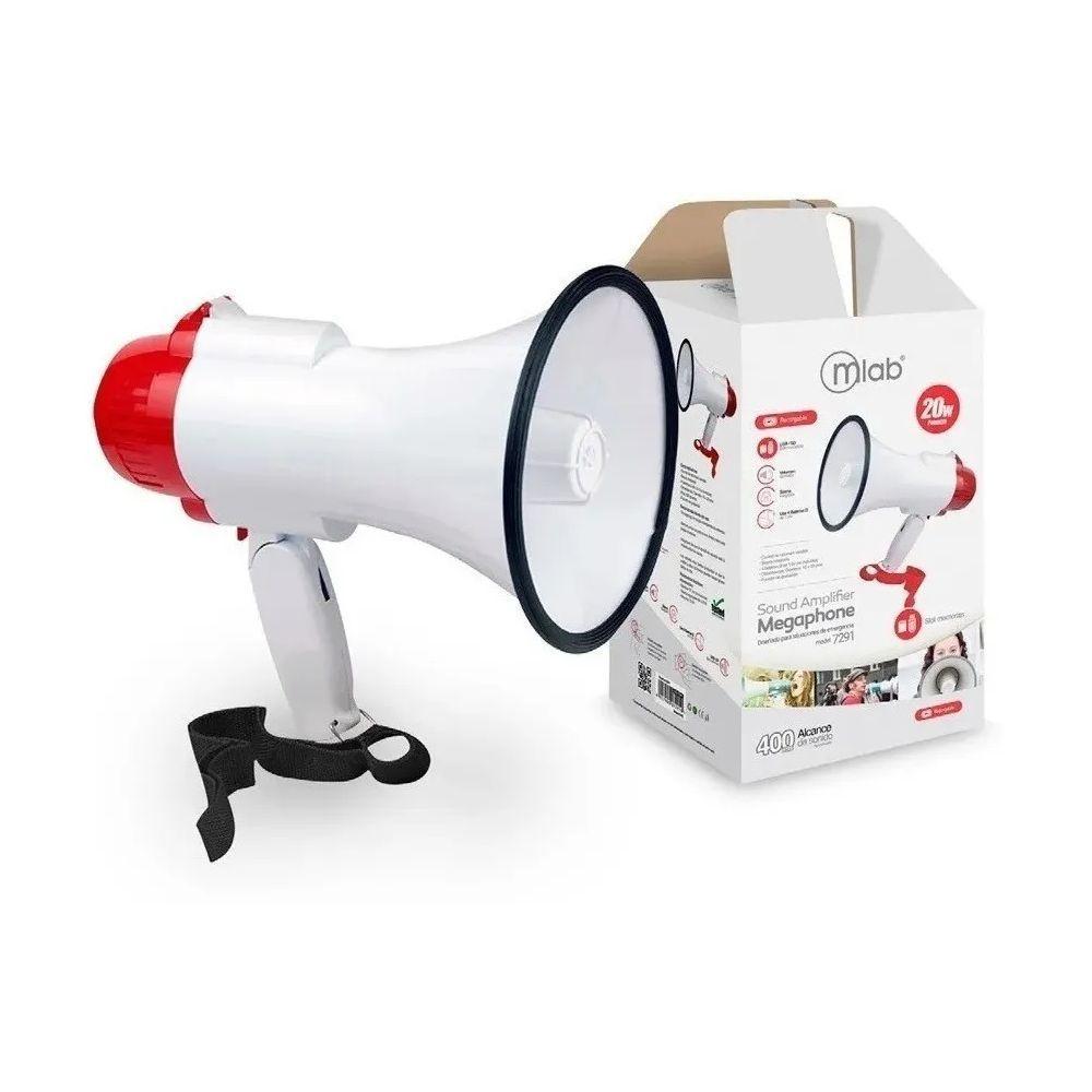 Megáfono MLAB 25w Usb-microsd Recargable  7292 - N-2
