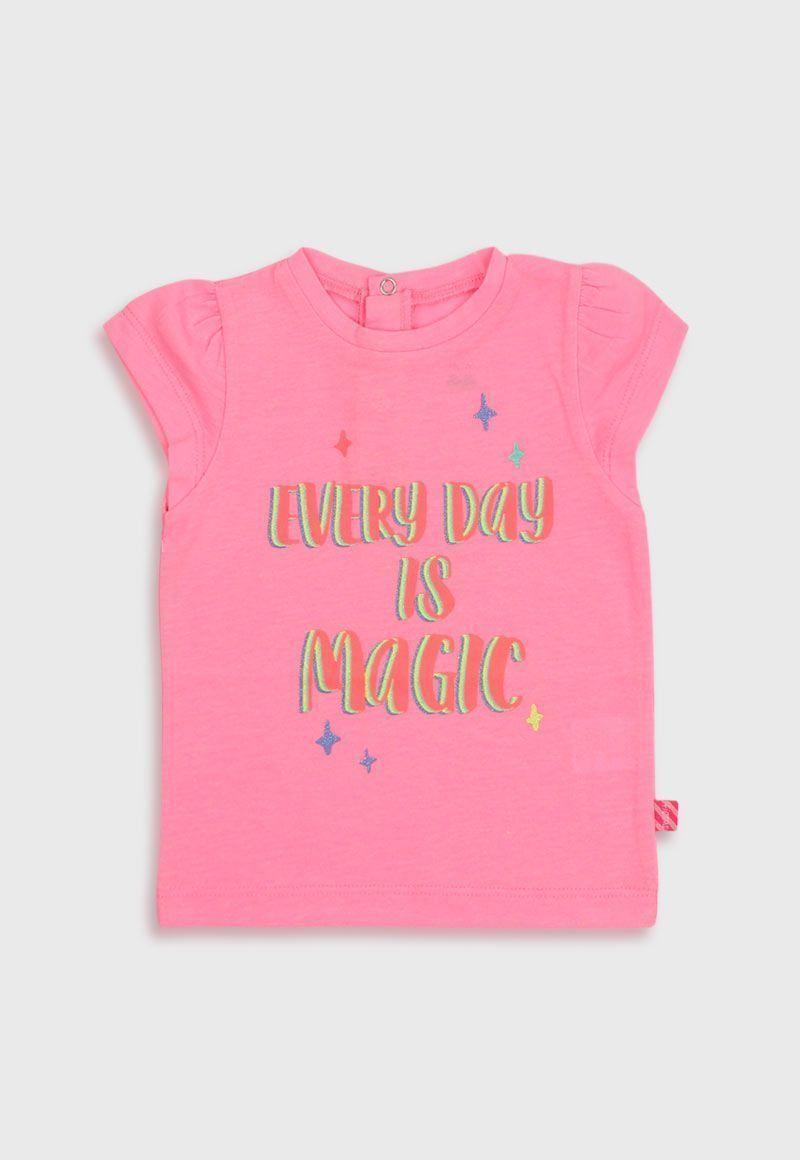 Polera bebé niña manga recogido 189-0