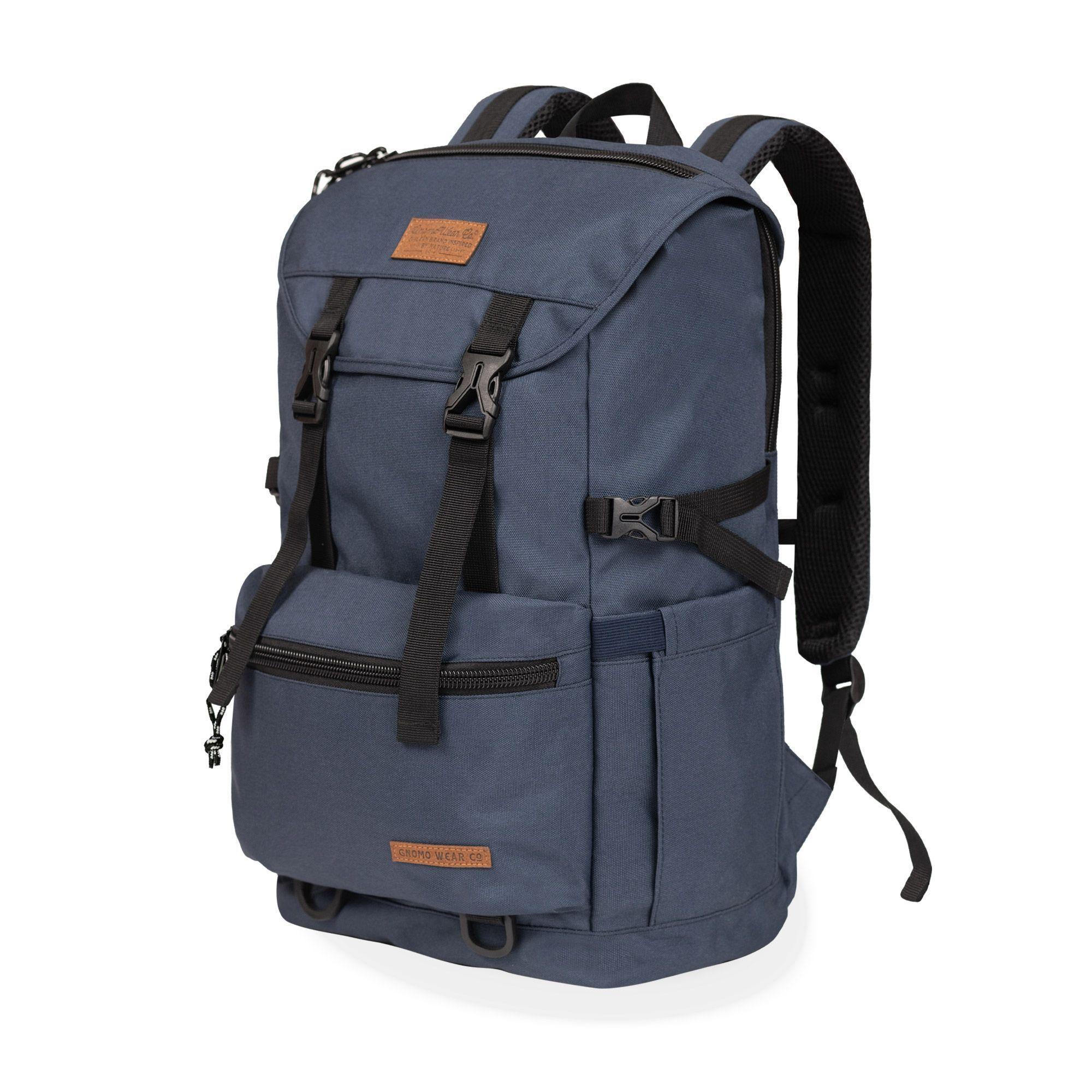 Mochila Nylon Hakon 35L Navy Gnomo-1