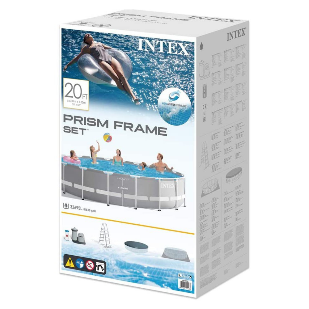 Piscina Estructural Prisma Trame Set 610x132 cm 32.695 Litros-6