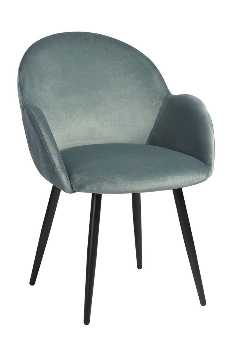 Silla de Comedor Chiozza Sitial Terciopelo Verde-0