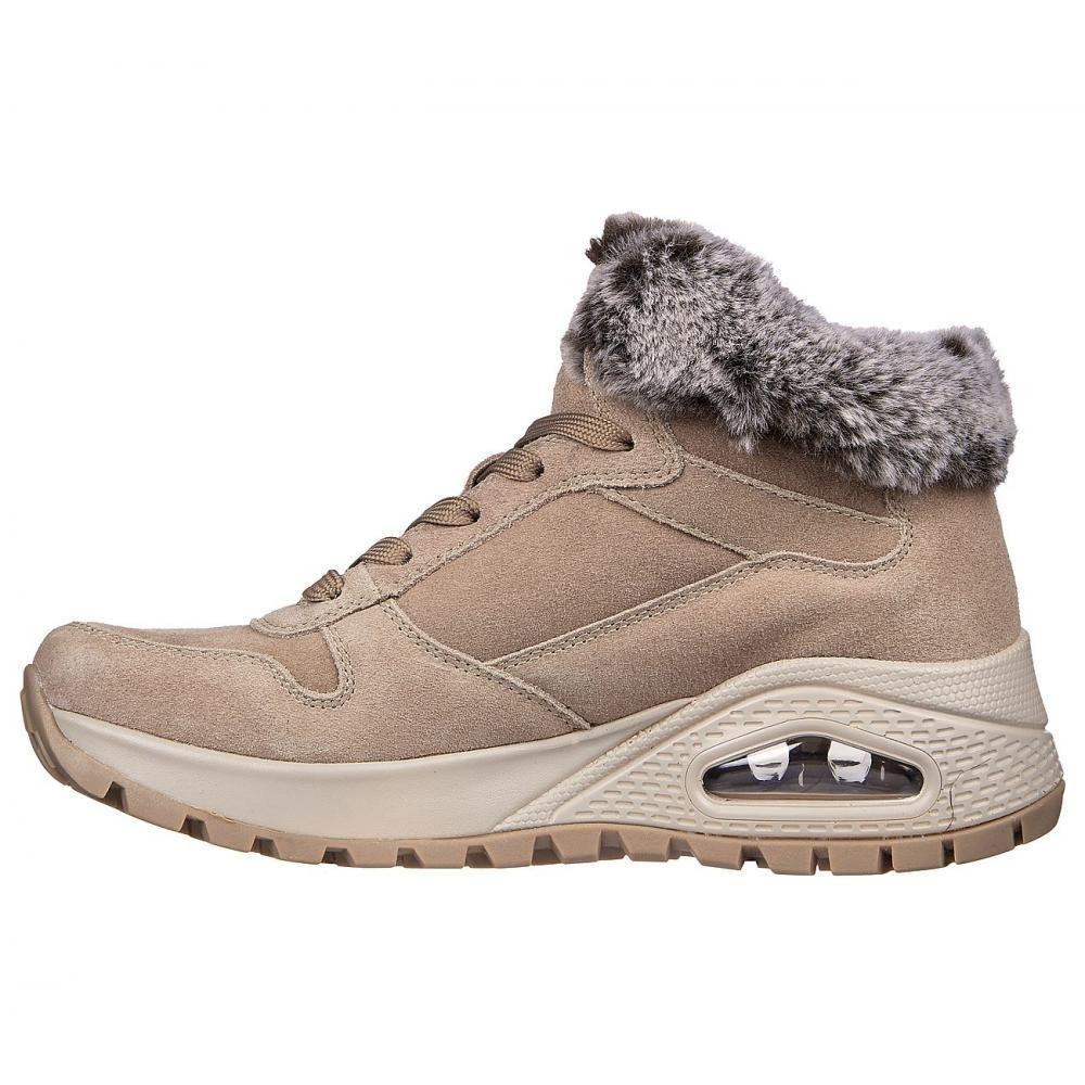 Botin Mujer Uno Rugged Beige Skechers-4