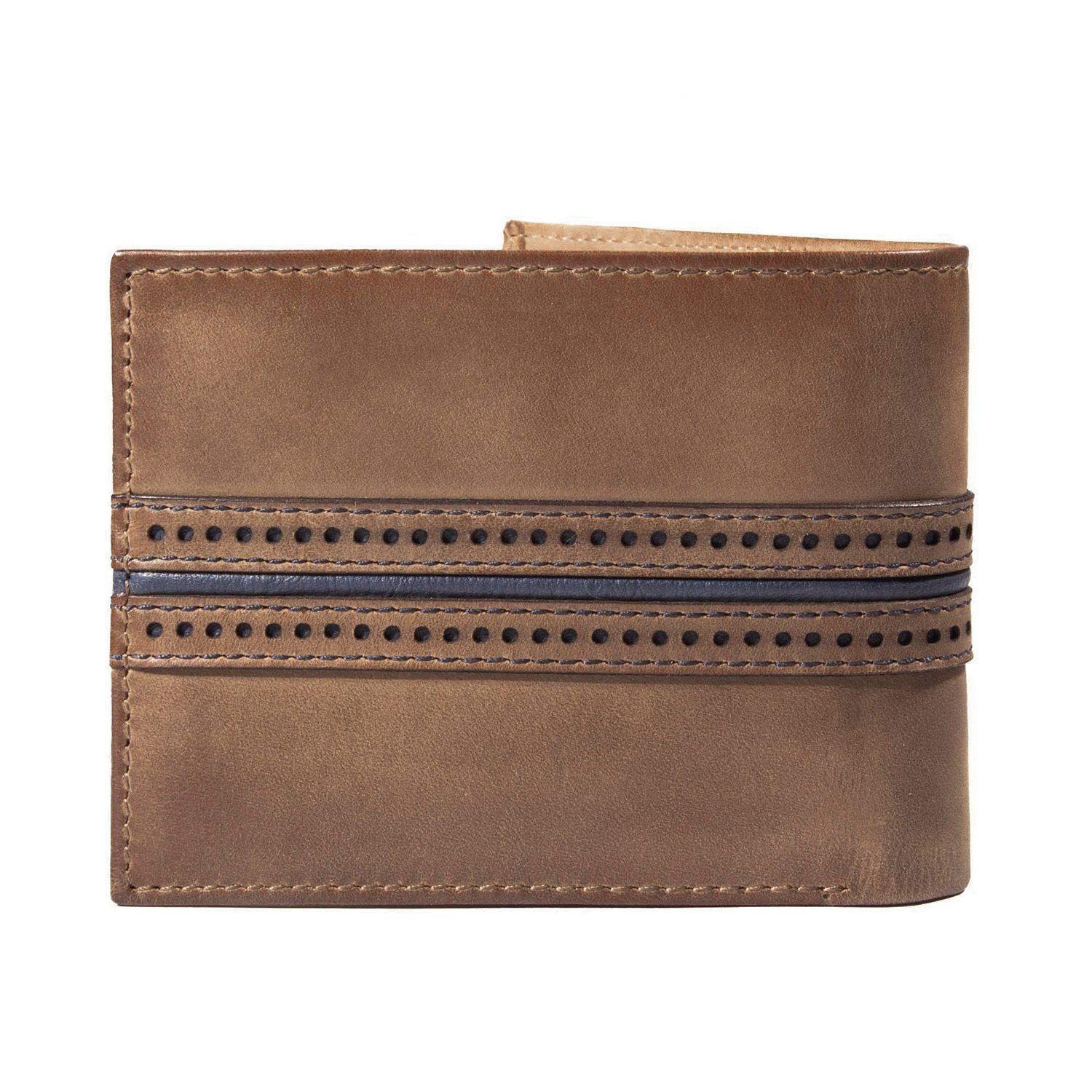 Billetera Gino Rodinis  Borsalino 156 Café/Azul-5