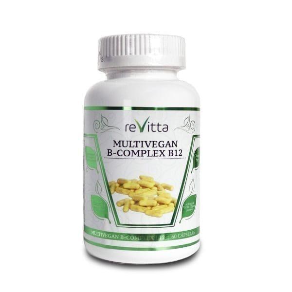 Multivitamínico Vegano Complejo B Vit B12 60 cáps.-0