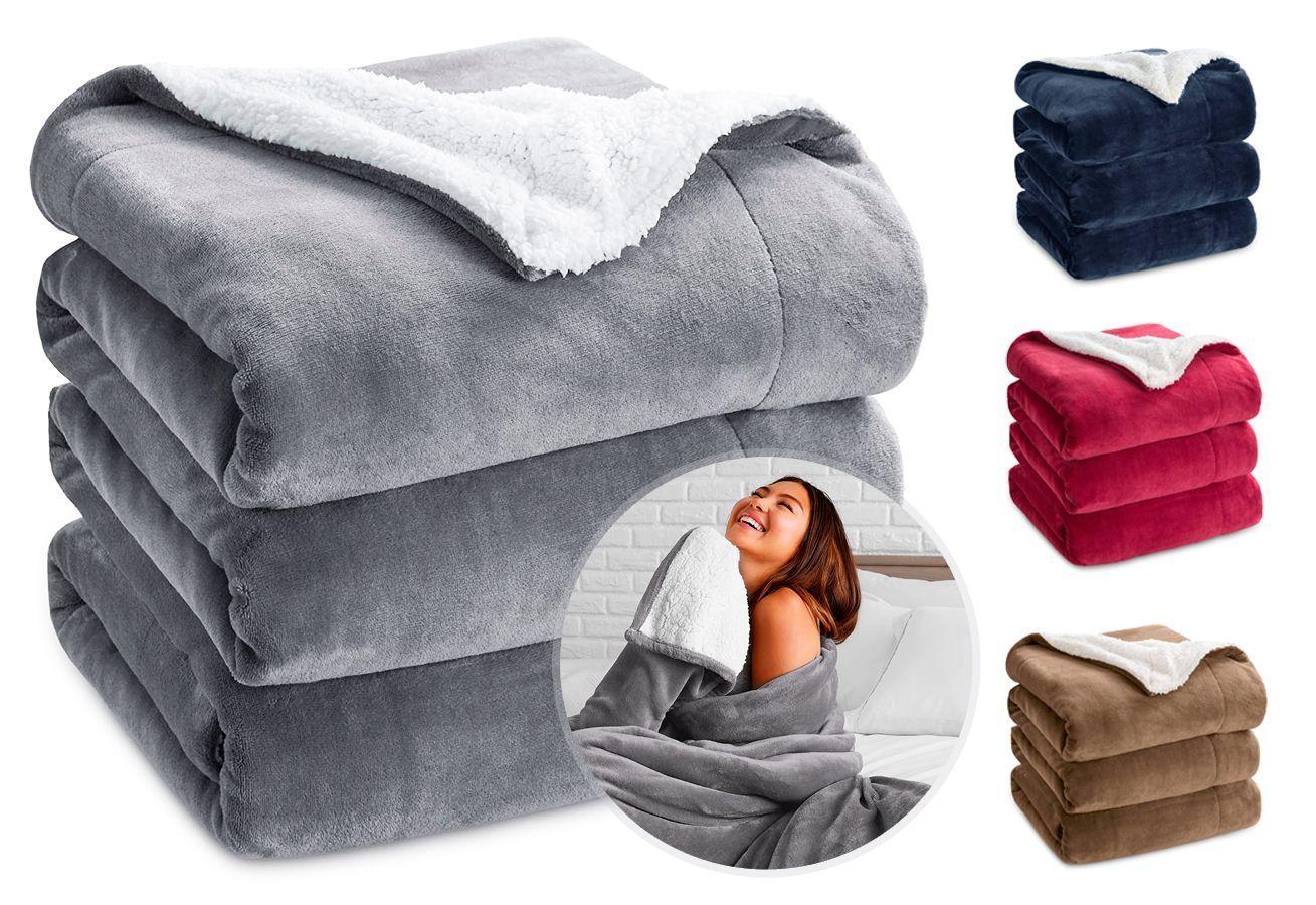 Frazadas King Mantas Térmicas Polar Lana Chiporro -0