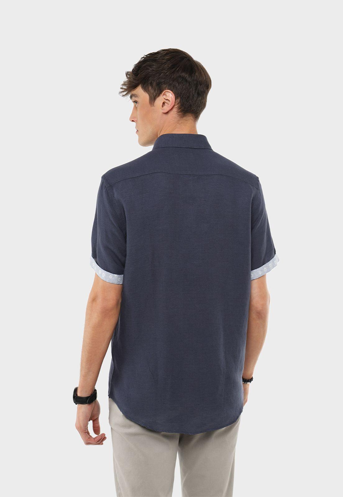 Camisa Manga Corta Print Flores Guy Laroche-1