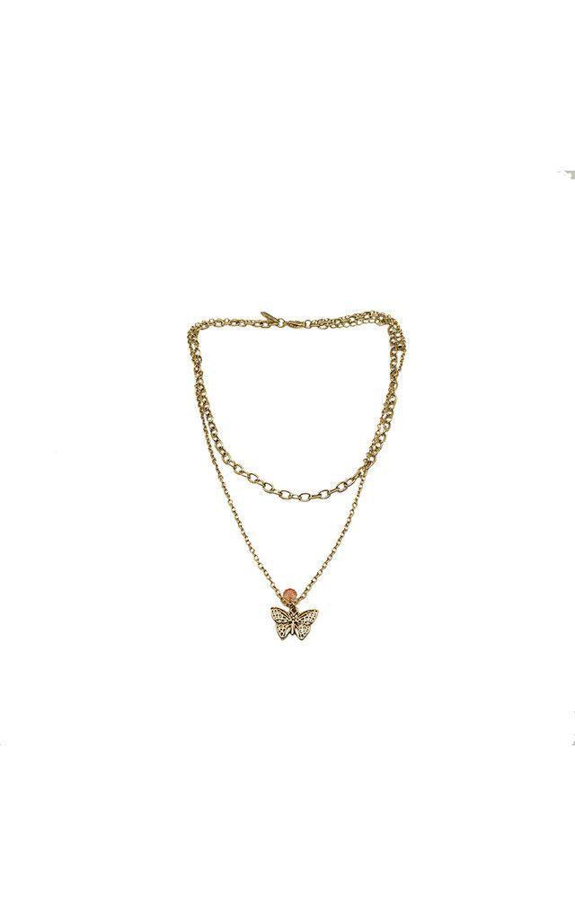 Collar Corto Wings Dorado Humana-0