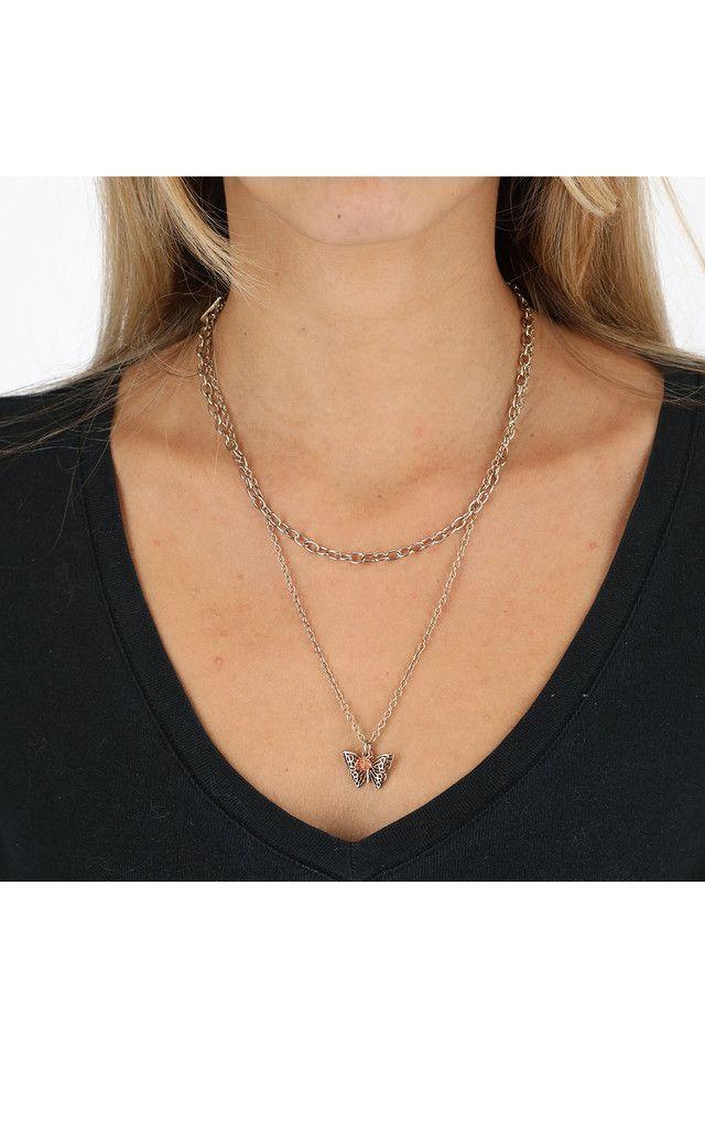 Collar Corto Wings Dorado Humana-1