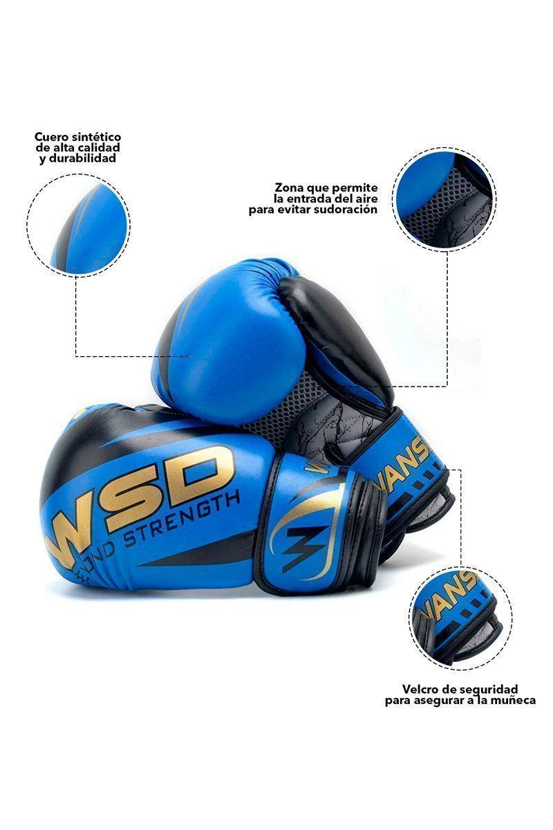 Guantes de Boxeo 6 Oz Azul-3