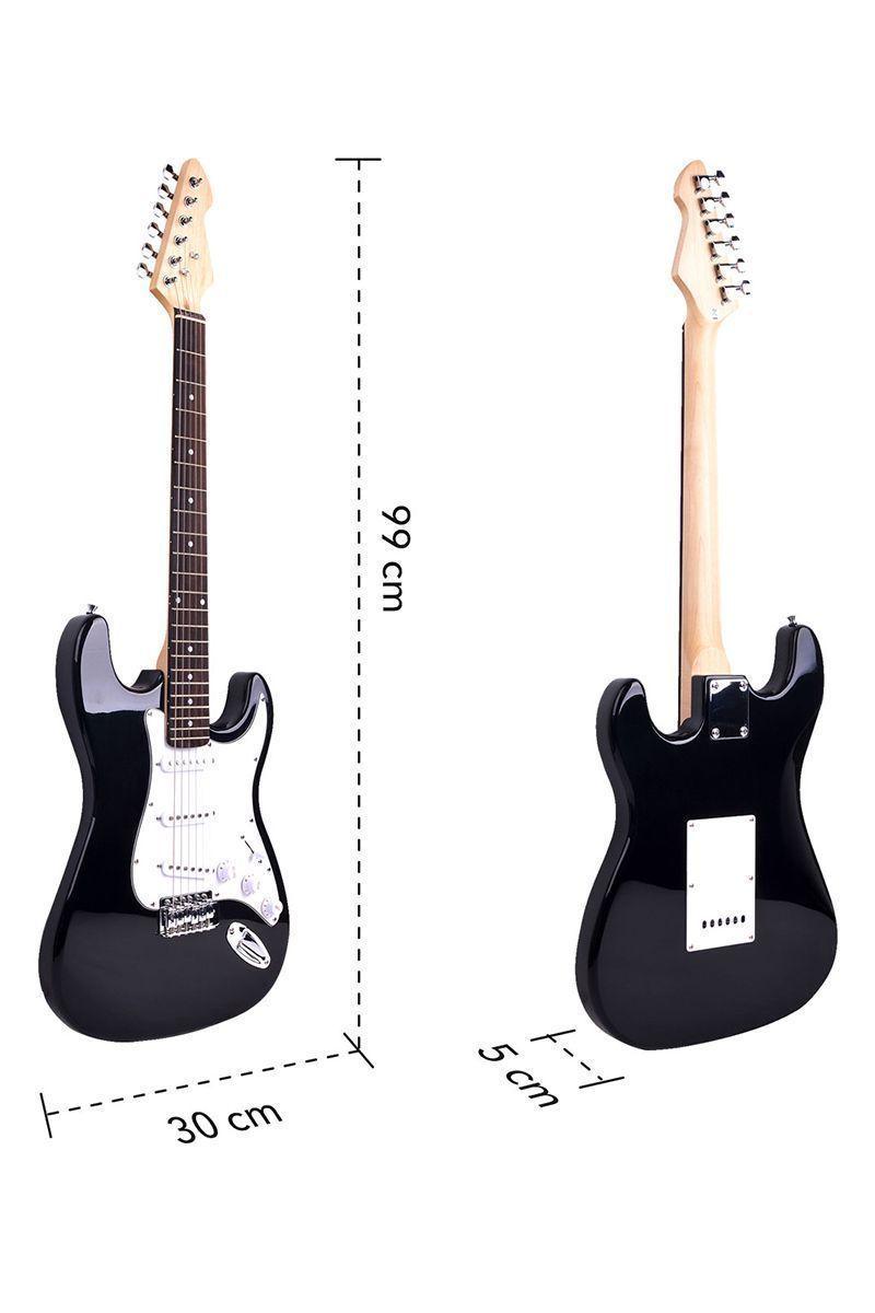 Guitarra Eléctrica Modelo K-EG1 30x5x99cm Negro-4