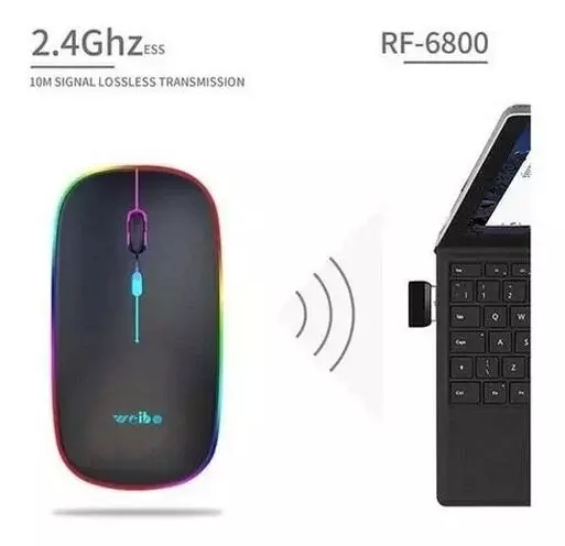 Mouse Inalámbrico Para Notebook Weibo Rf-6800-2