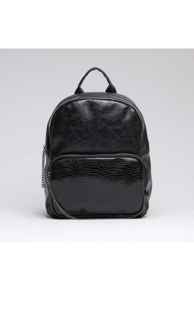 Mochila Negra Porto  Humana-0