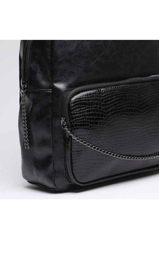 Mochila Negra Porto  Humana-3
