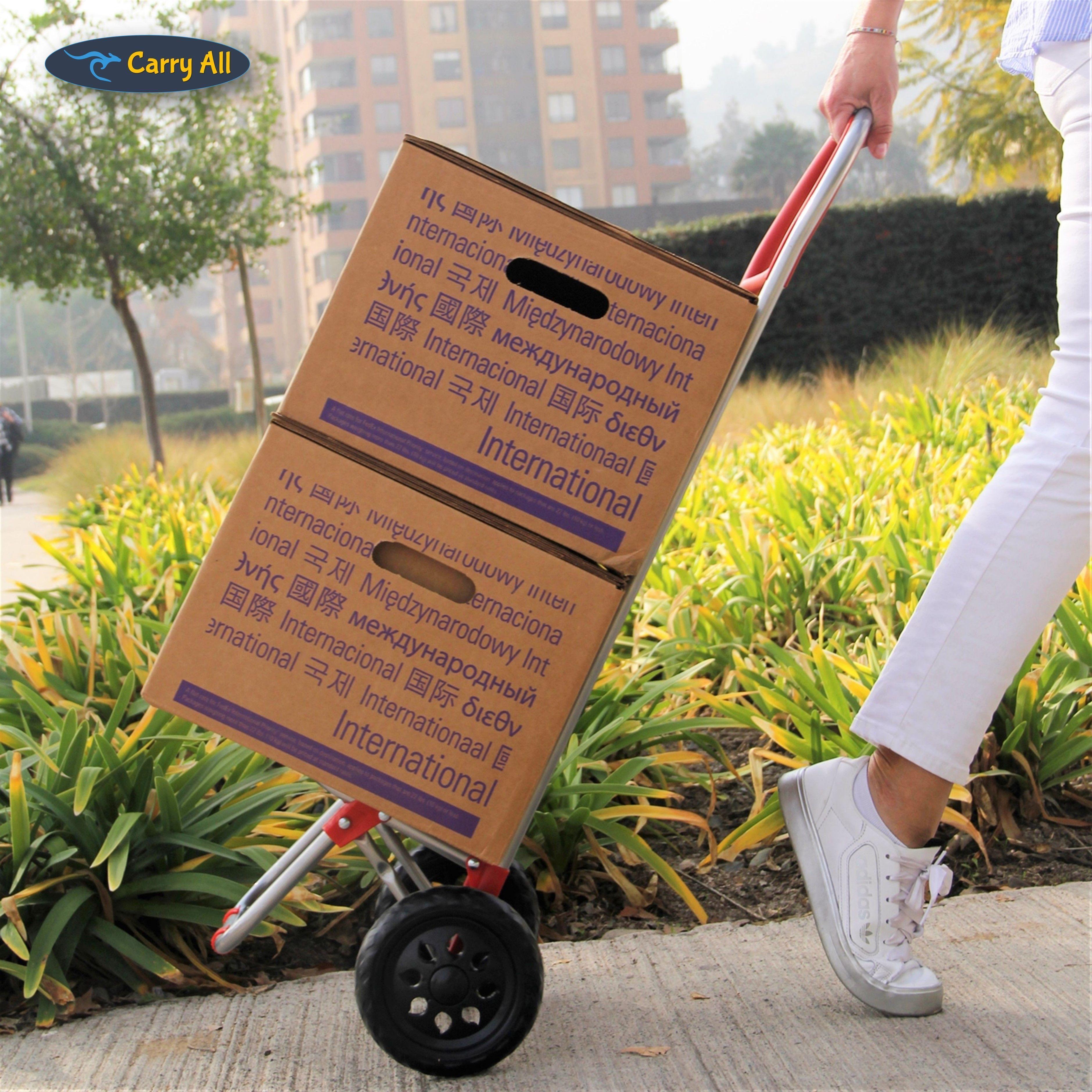 Carrito de Compras Plegable Adelaida Supermercado o Feria Red-6