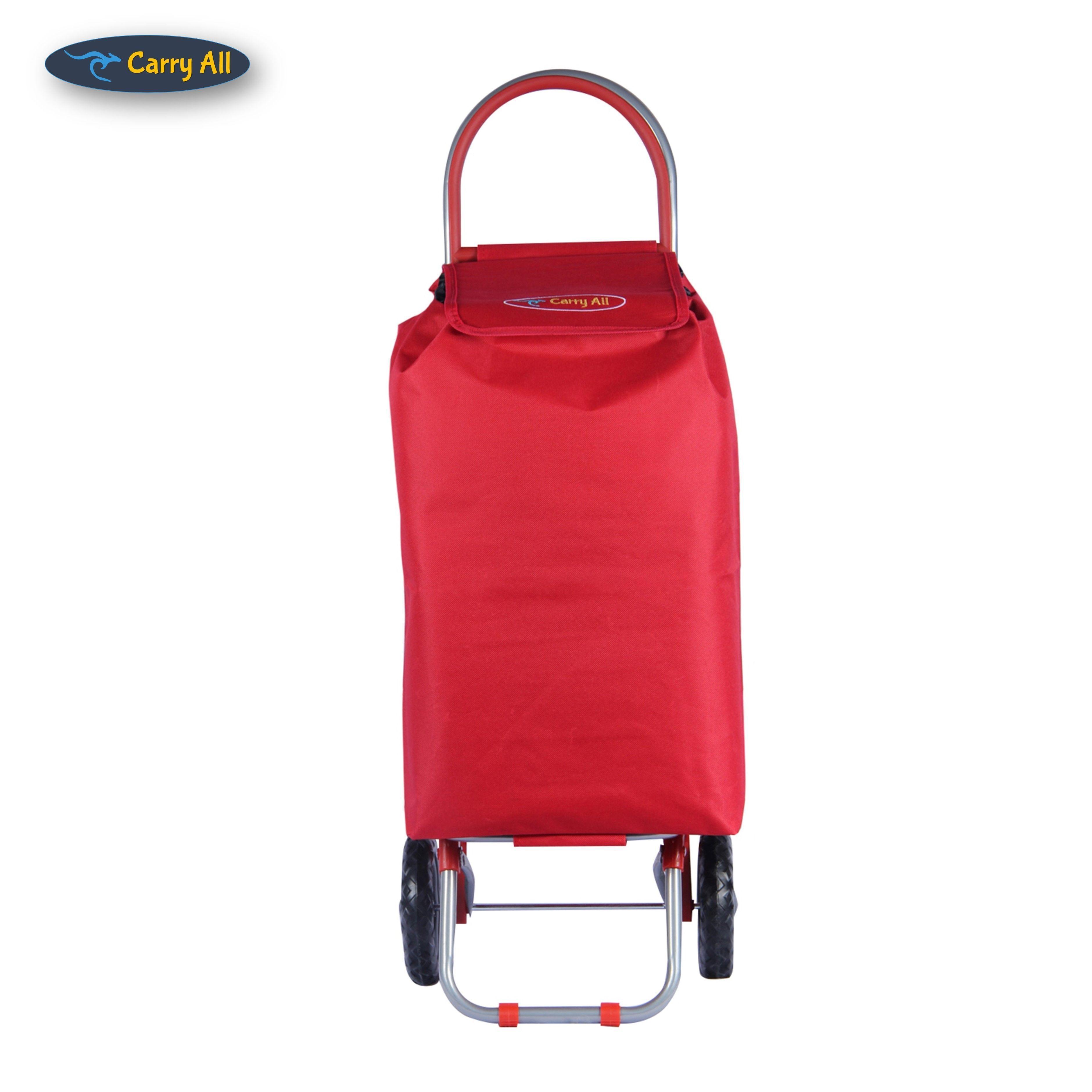 Carrito de Compras Plegable Adelaida Supermercado o Feria Red-1