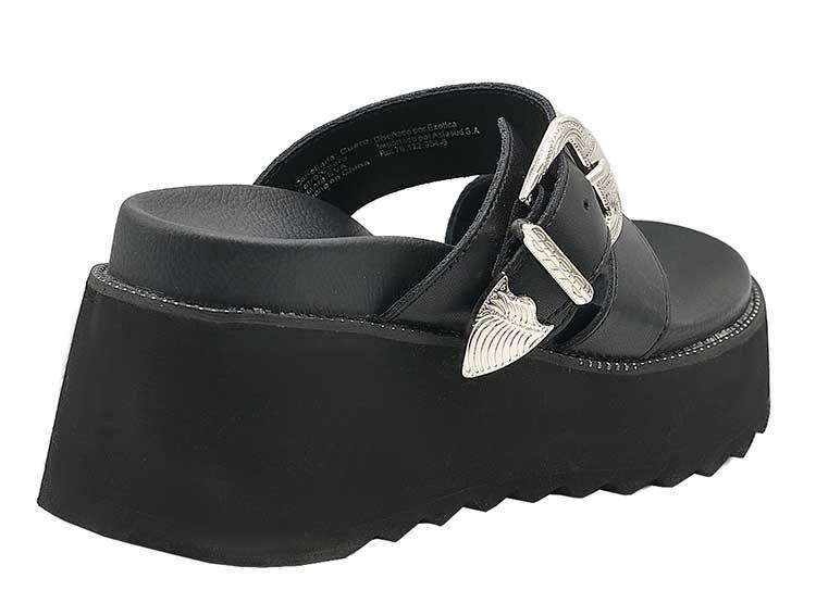 Sandalias Fany Negra Exotica-2