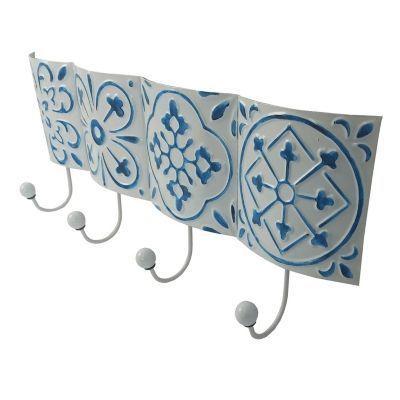 Perchero Esmaltado Azul-1