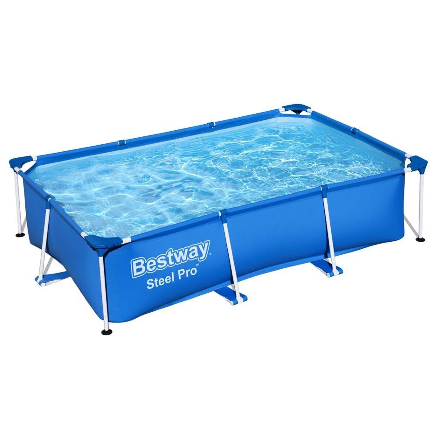 Piscina Rectangular Estructural 2.59 m x 1.70 m x 61 cm Bestway-0