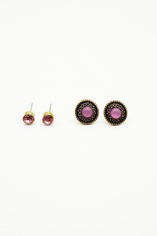 Set de Aros Love Dorado Humana-0
