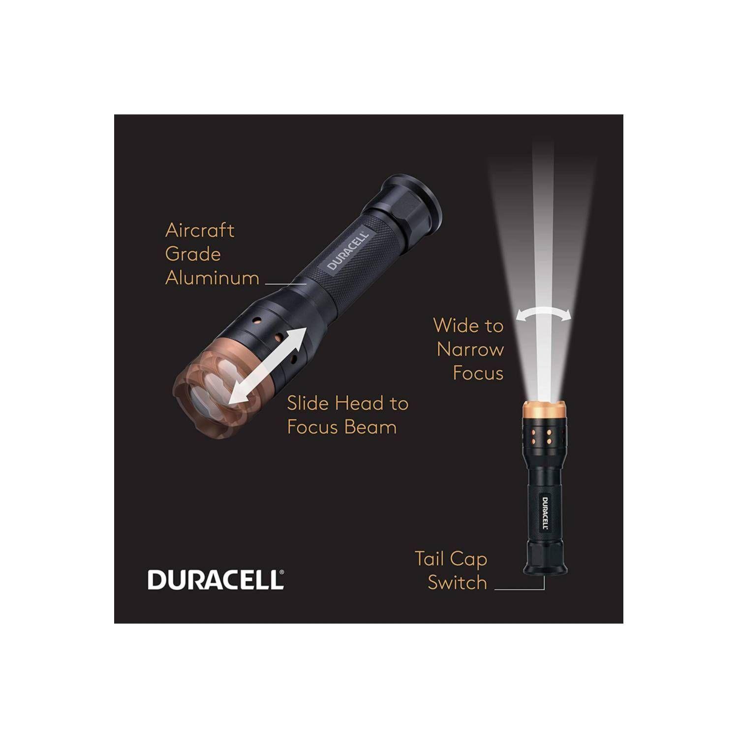 Linterna Led Duracell 350 Lumens Con Enfoque Varia-3