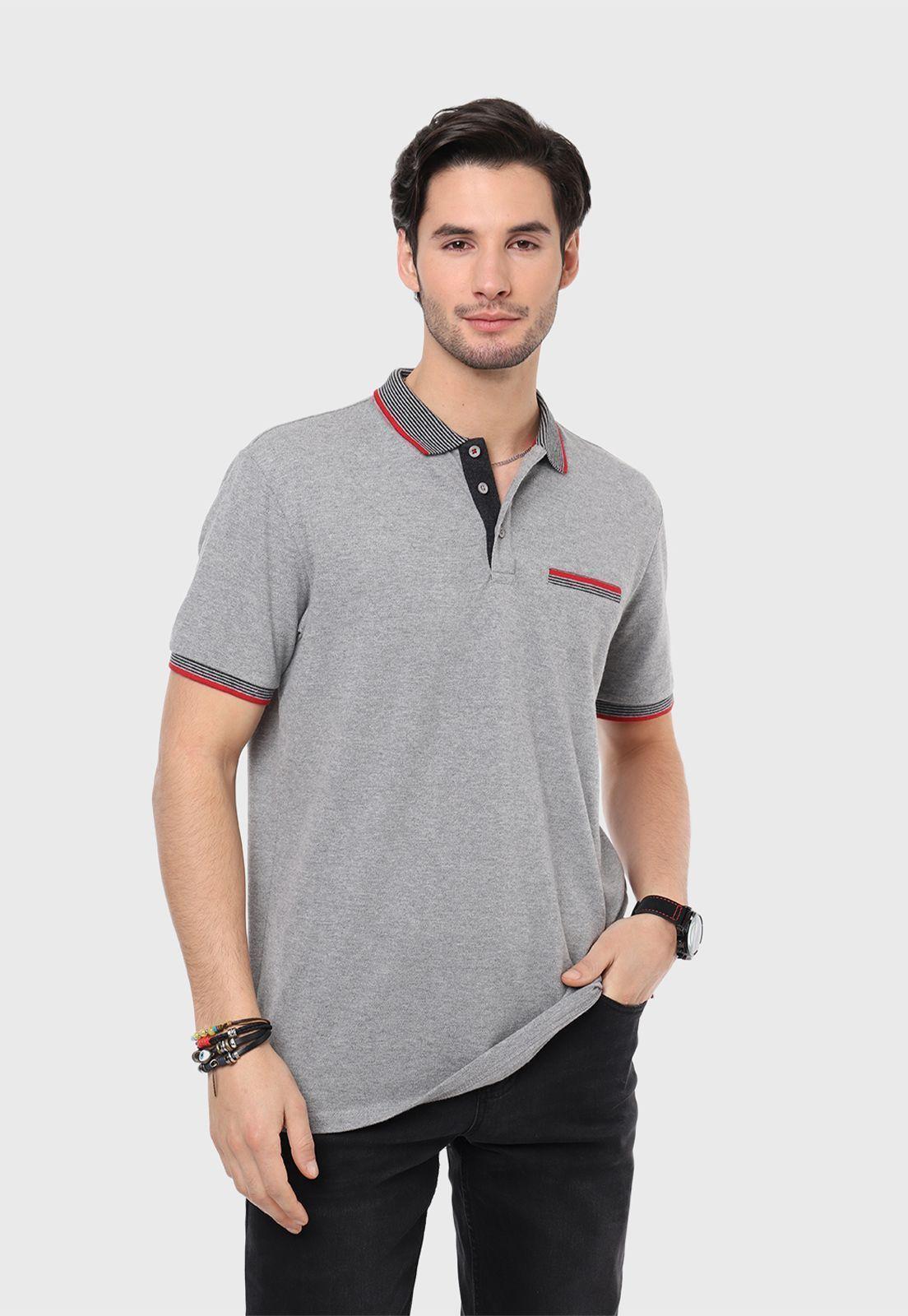 Polera Pique Manga Corta Guy Laroche-0