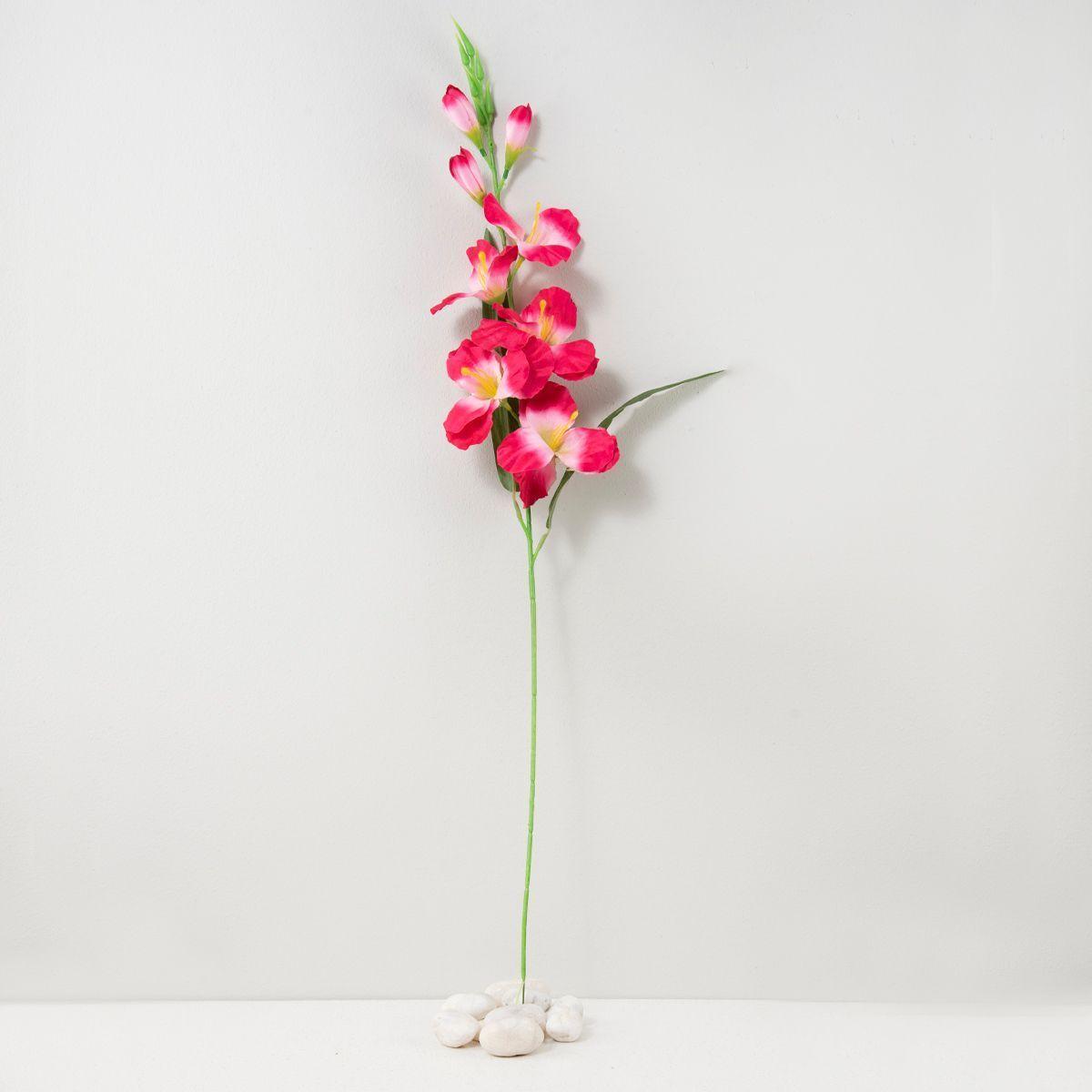 Vara Gladiolo Artificial Fucsia 78cm-0