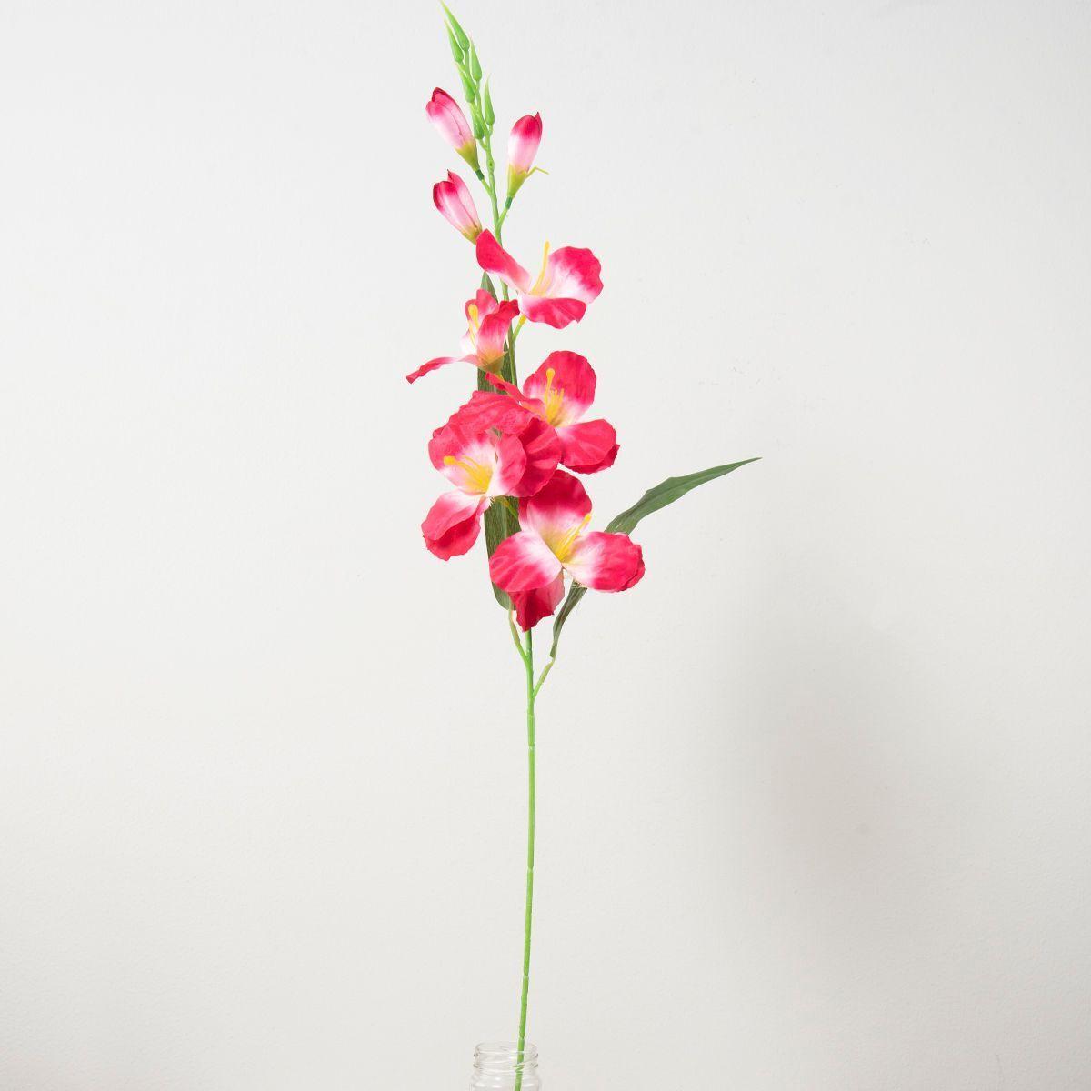 Vara Gladiolo Artificial Fucsia 78cm-1