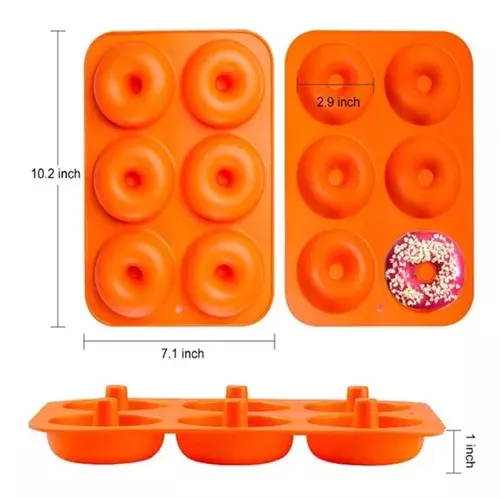 Moldes Silicona Donas Moldes De Silicona Donuts Molde Dona NAR-146427-2