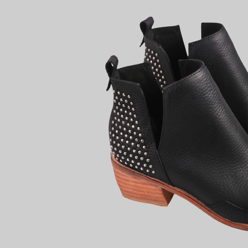 Bota De Cuero Argentino Negro Daka-2