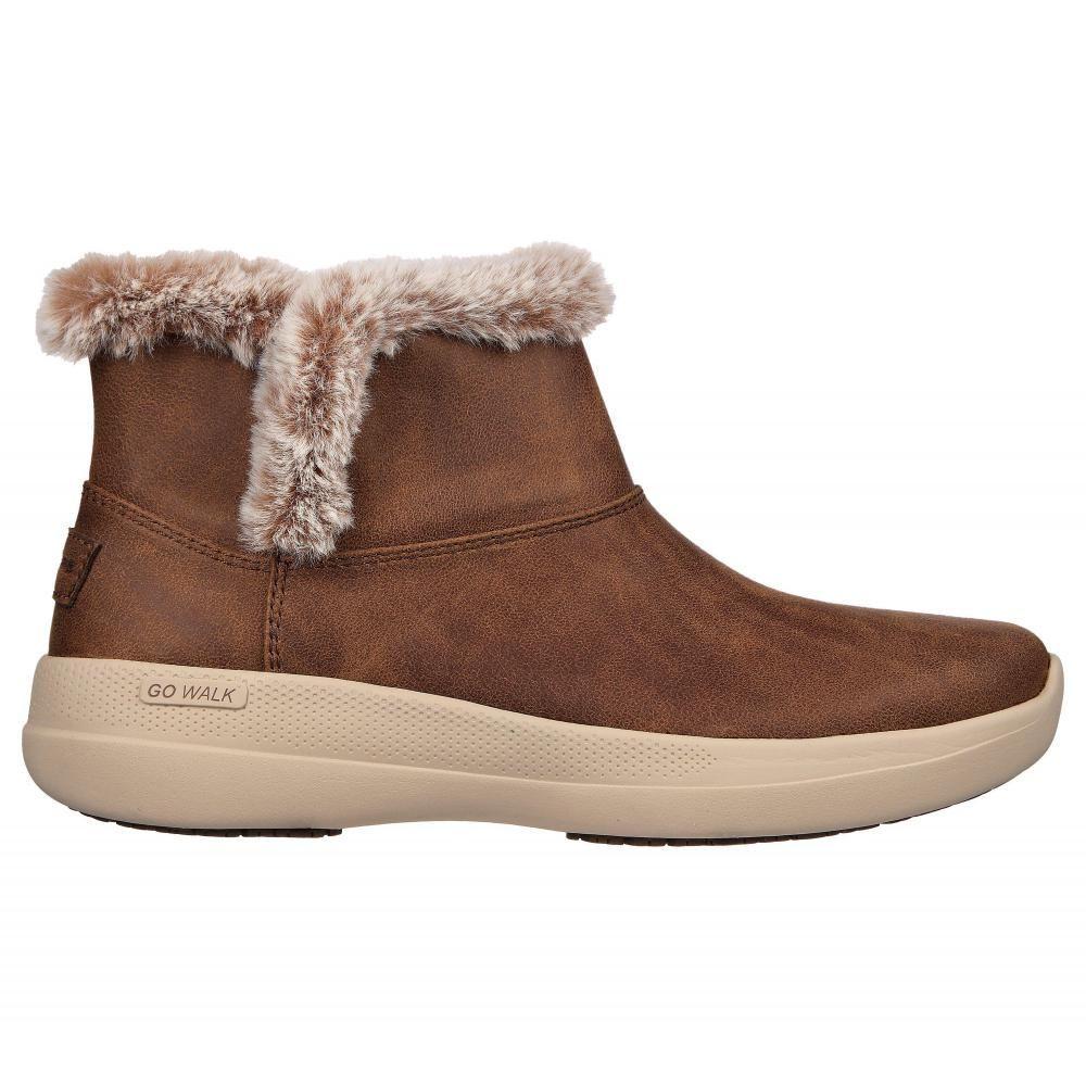Botin Mujer Go Walk Stability O Boot Café Skechers-5