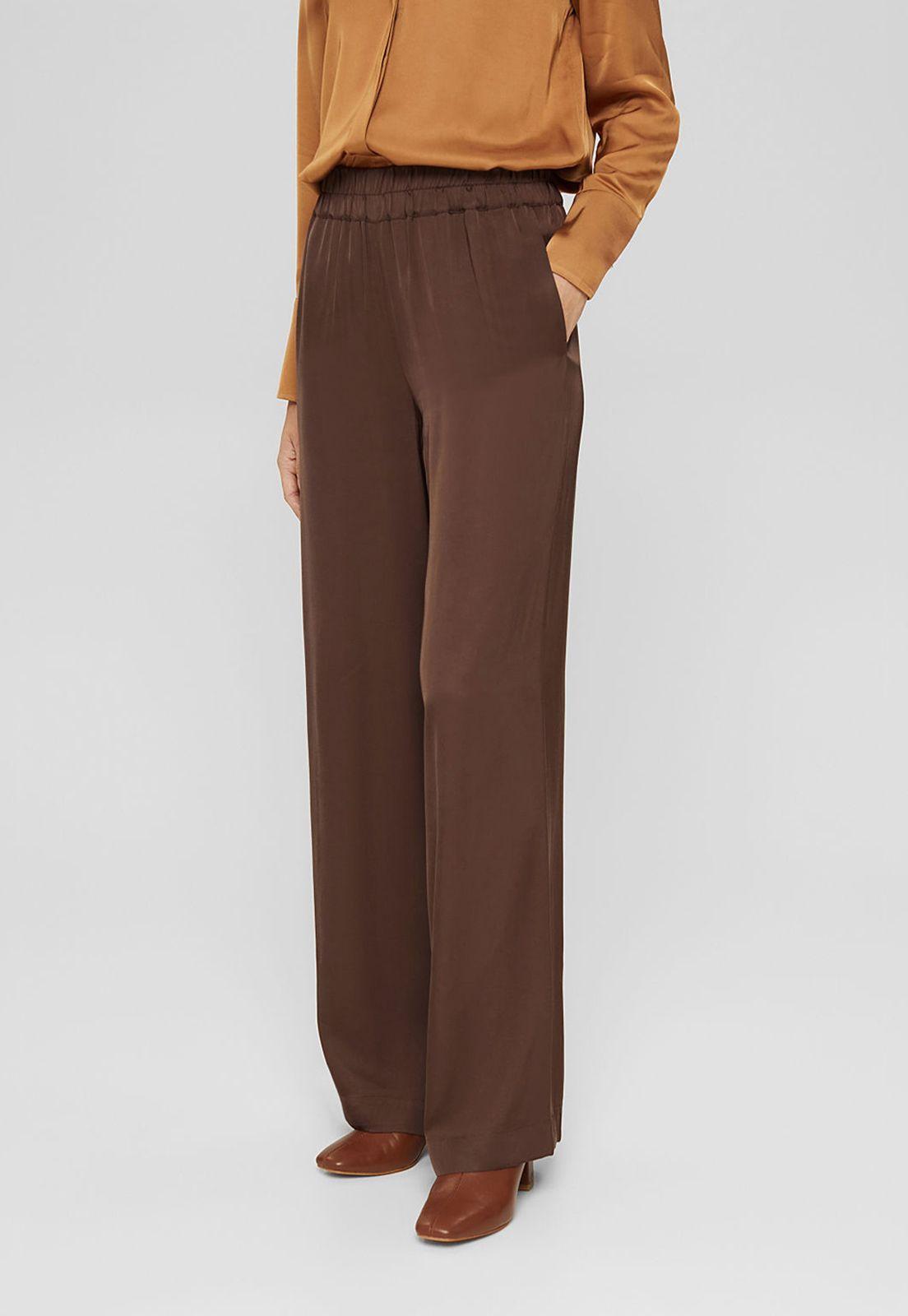 Pantalón Mujer Pierna Ancha Esprit-0