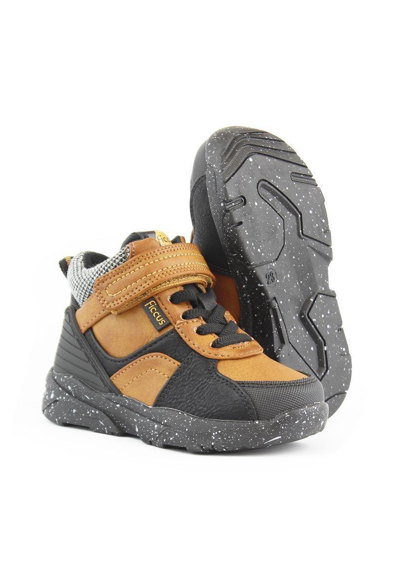 Botín caña velcro elastico a caminar niño 870-3