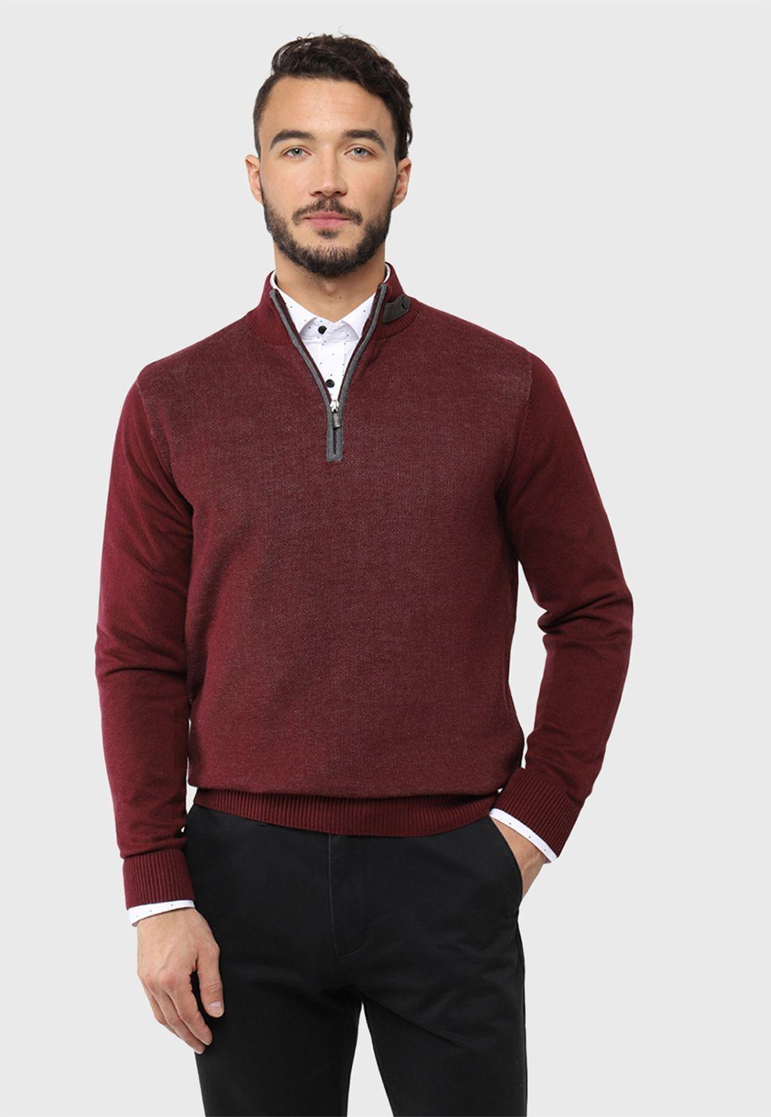 Sweater Half Zipper-0