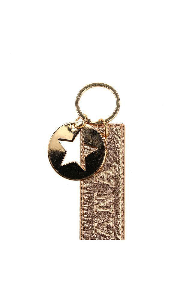 Pack Tarjetero + Llavero Rock It Rose Gold Humana-2