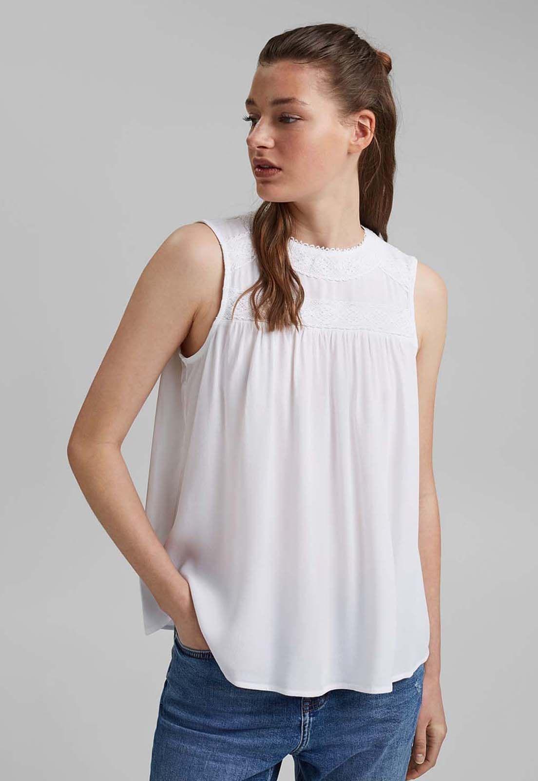 Blusa Mujer Sin Mangas Lenzing™ Ecovero™ Esprit-0