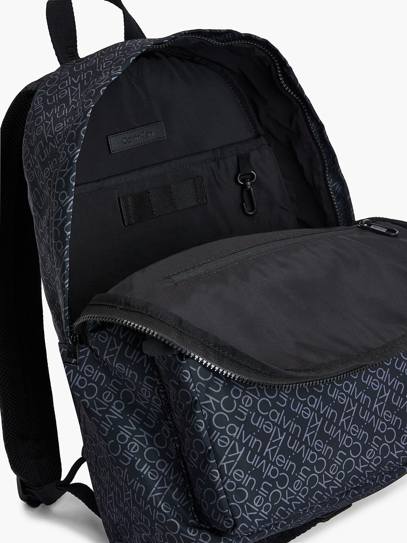 Mochila Ck Code Negro Logo Calvin Klein-2