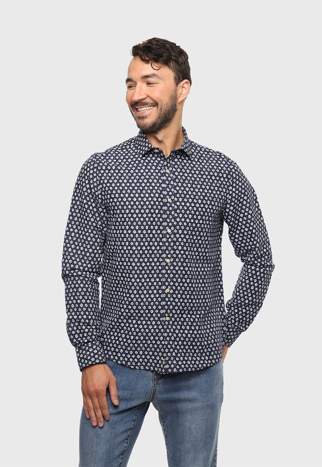 Camisa Casual Floreada Arrow-0