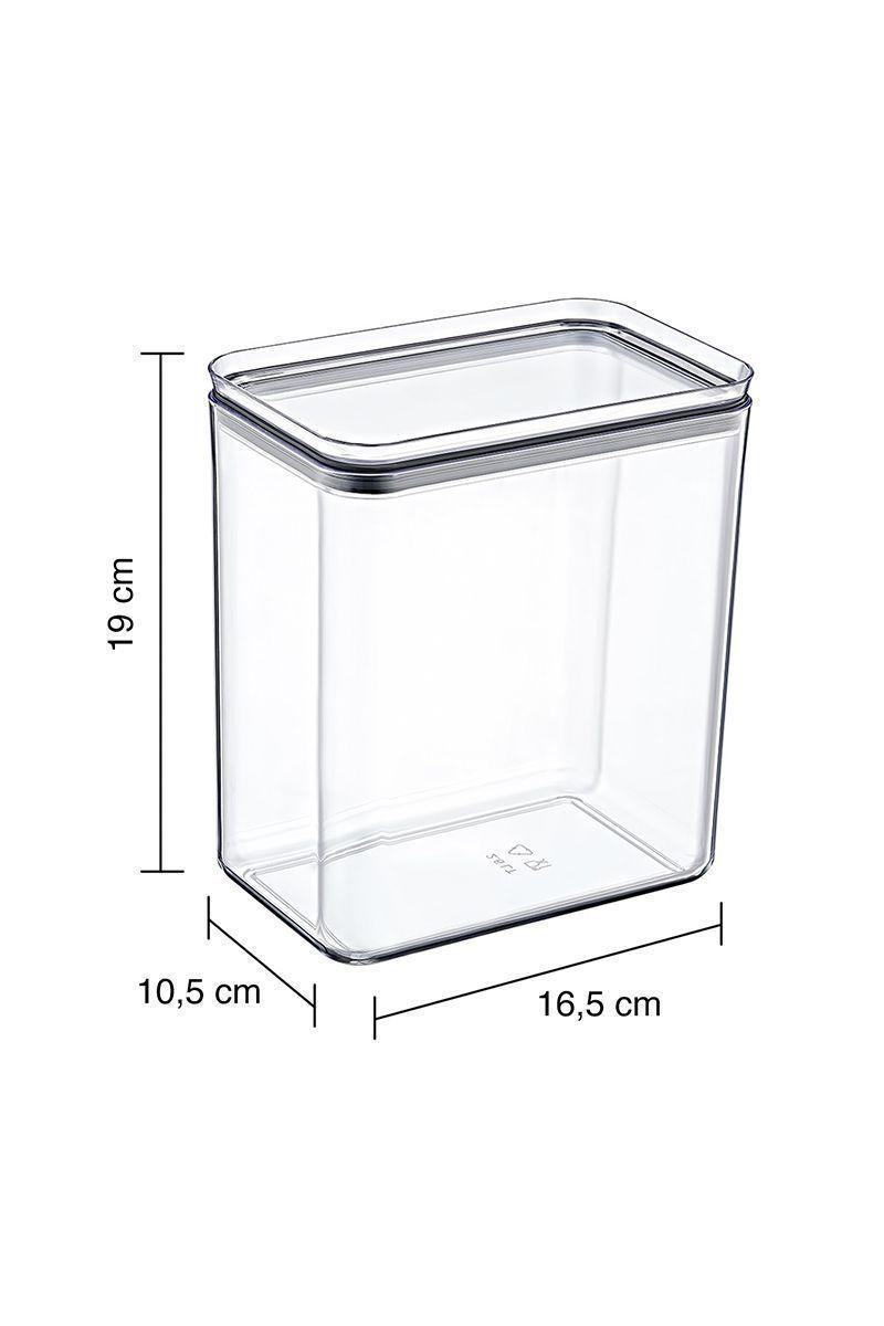 Contenedor Hermético 2,6 Lt Crystal Rectangle-2