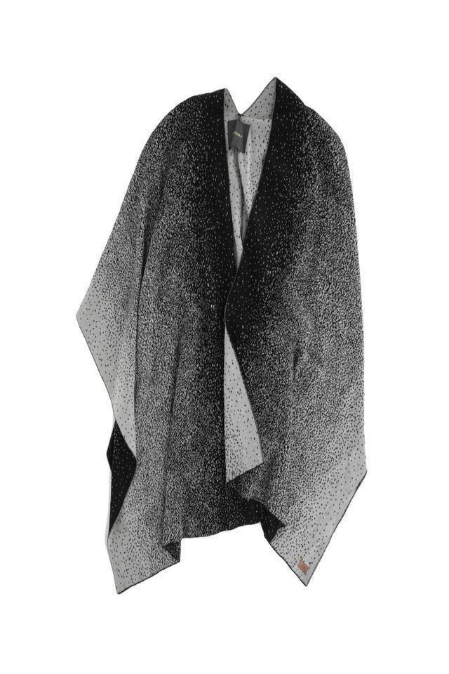 Poncho Negro Lurex Humana-0