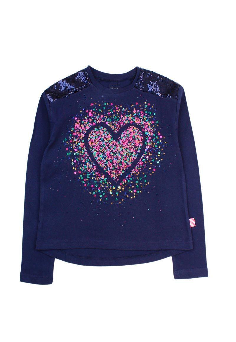 Polera kids niña lentejuelas power 280-0