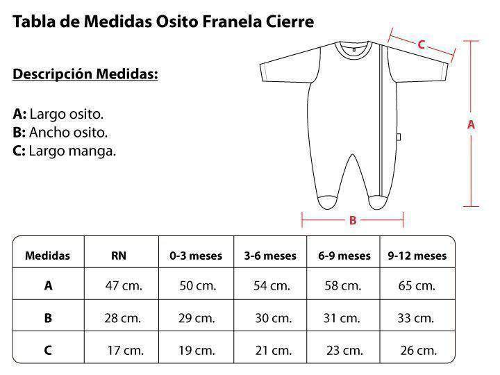 Osito Franela Unicornio-1