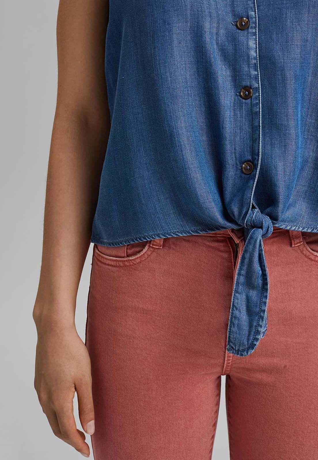 Blusa Sin Mangas De Tencel Esprit-2