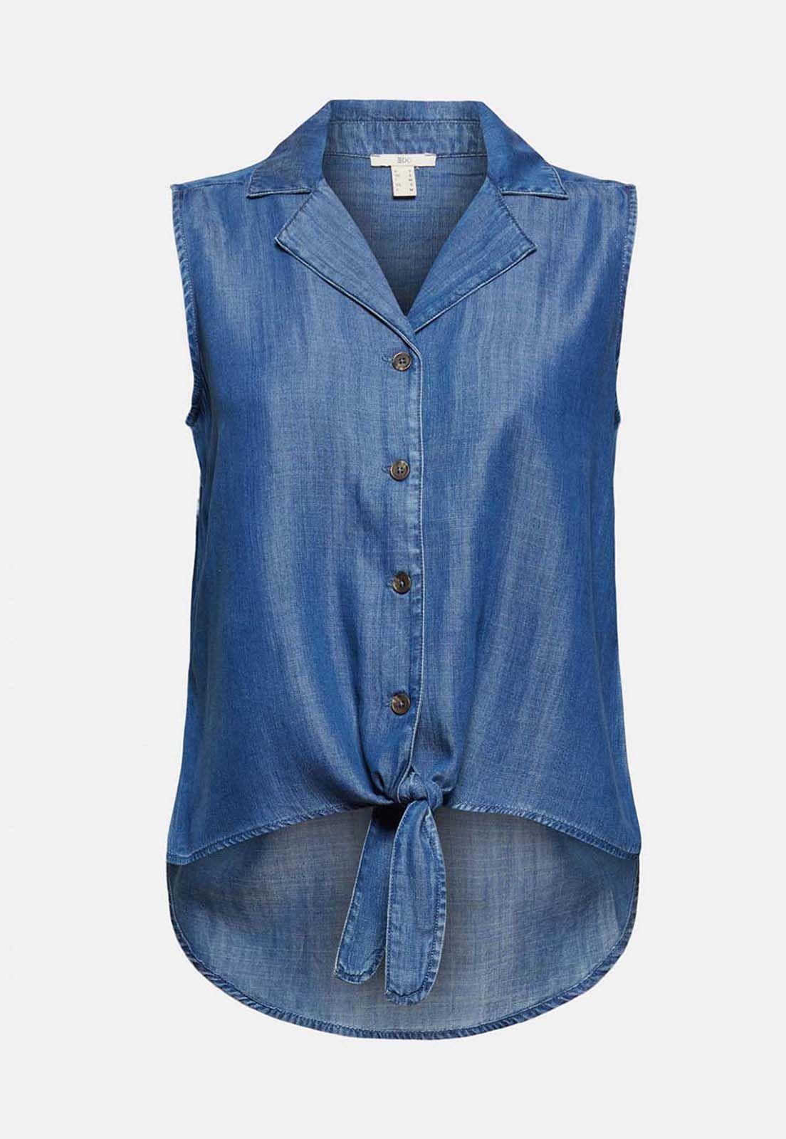 Blusa Sin Mangas De Tencel Esprit-3