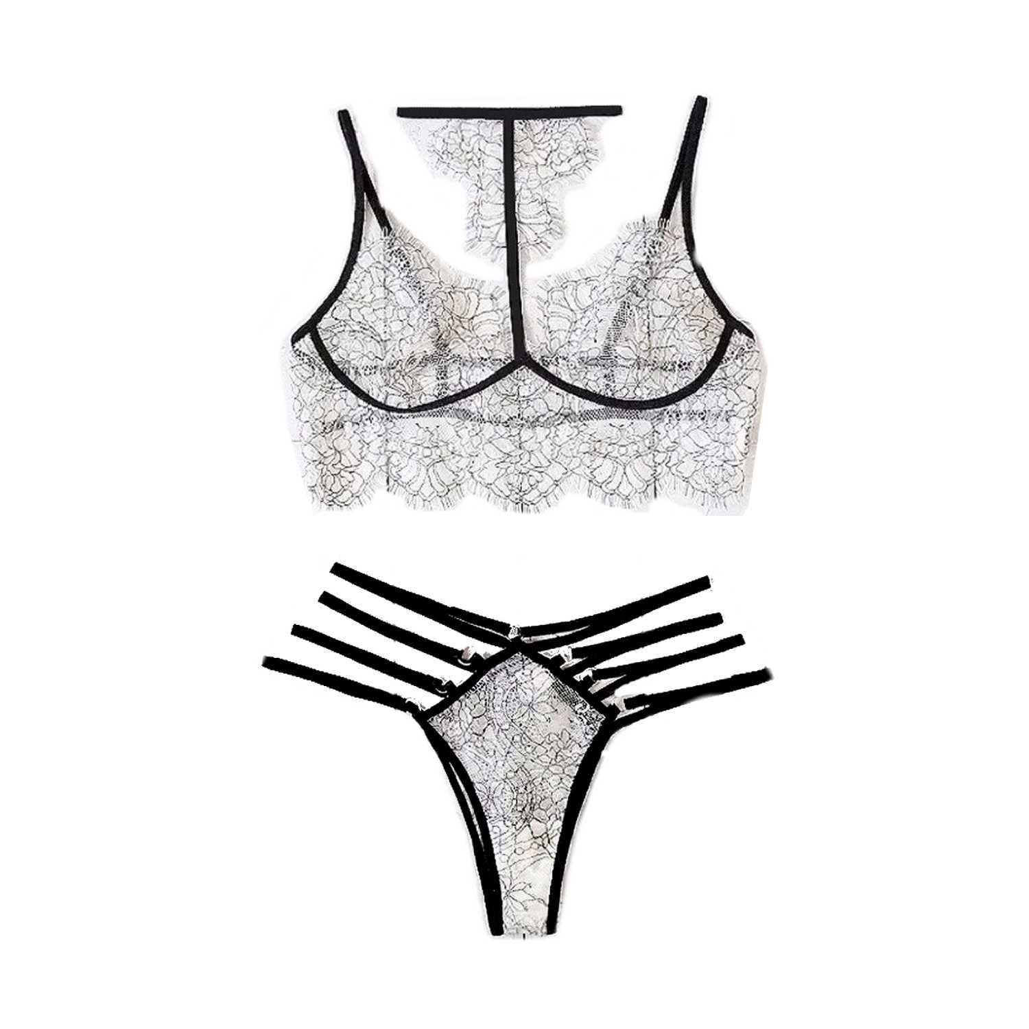 LENCERIA EROTICA COPENHAGEN COLOR BLANCO TALLA M-0