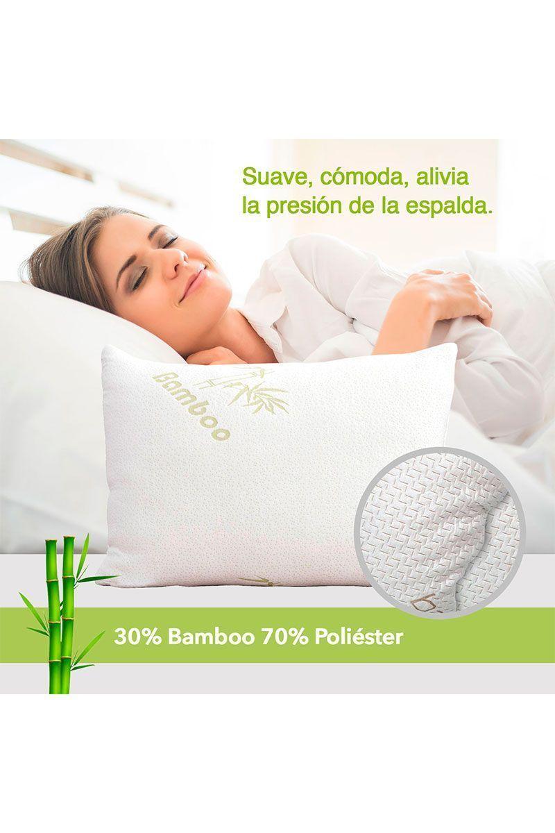 Almohada Bambú 50x66 cm Blanco-1