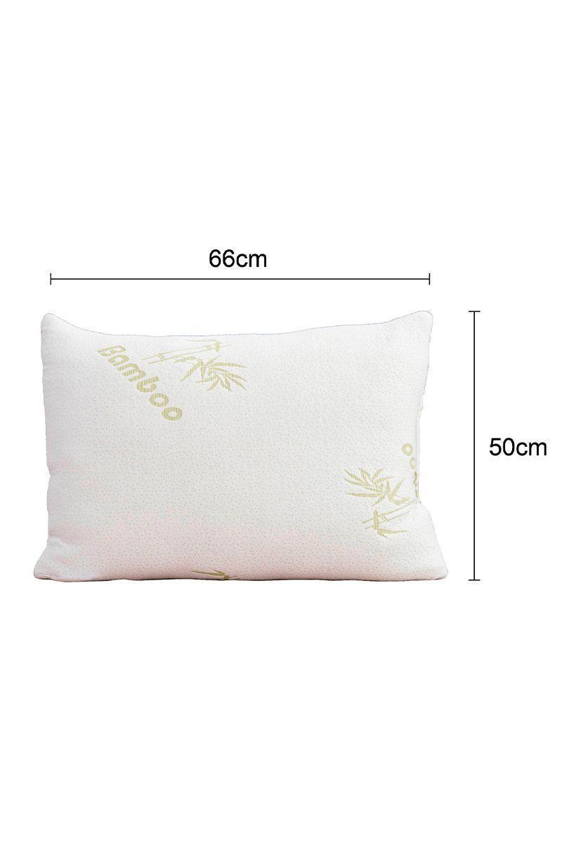 Almohada Bambú 50x66 cm Blanco-2