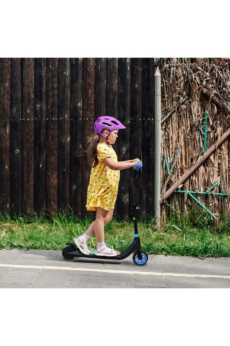 Scooter Eléctrico con Bocina y Luz  Azul-5