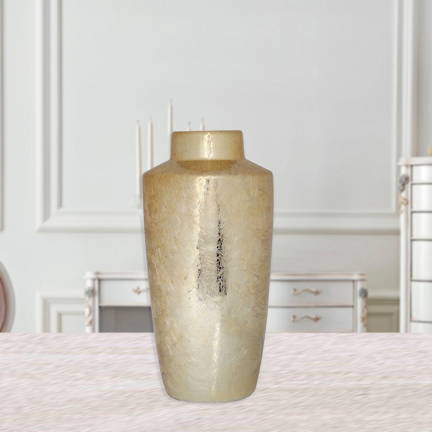 Jarrón Decorativo Samara Gold Mediano-3