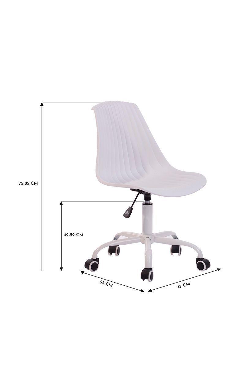 Silla de Escritorio Classic Blanco-2