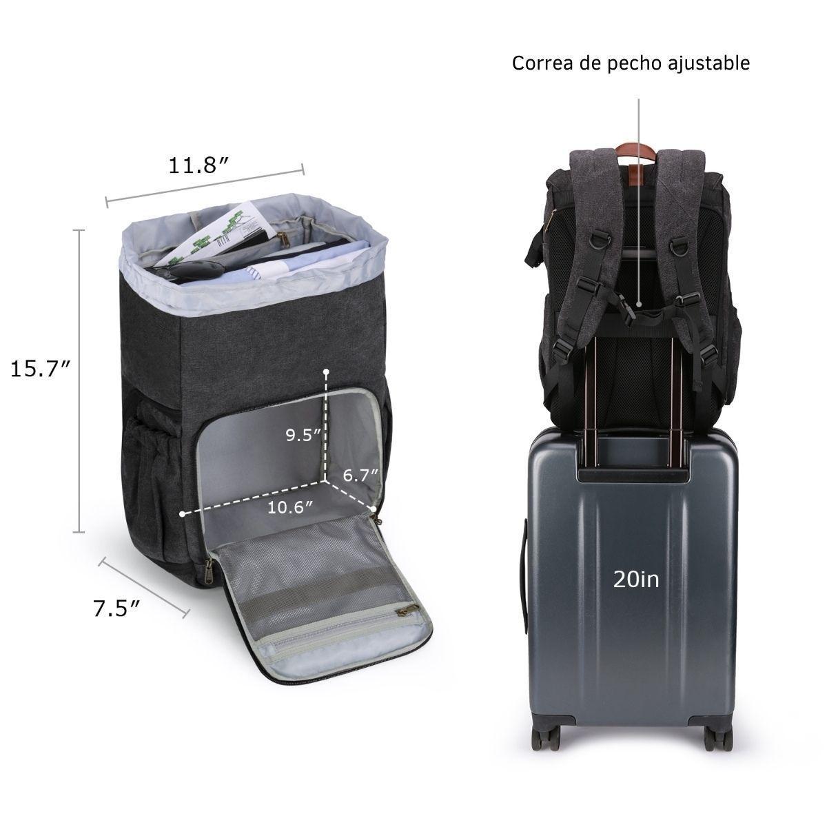Bagsmart - Mochila para Cámara Anniston - Negro-2